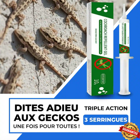 Appât-Gel Anti-Lézards (3 Seringues)