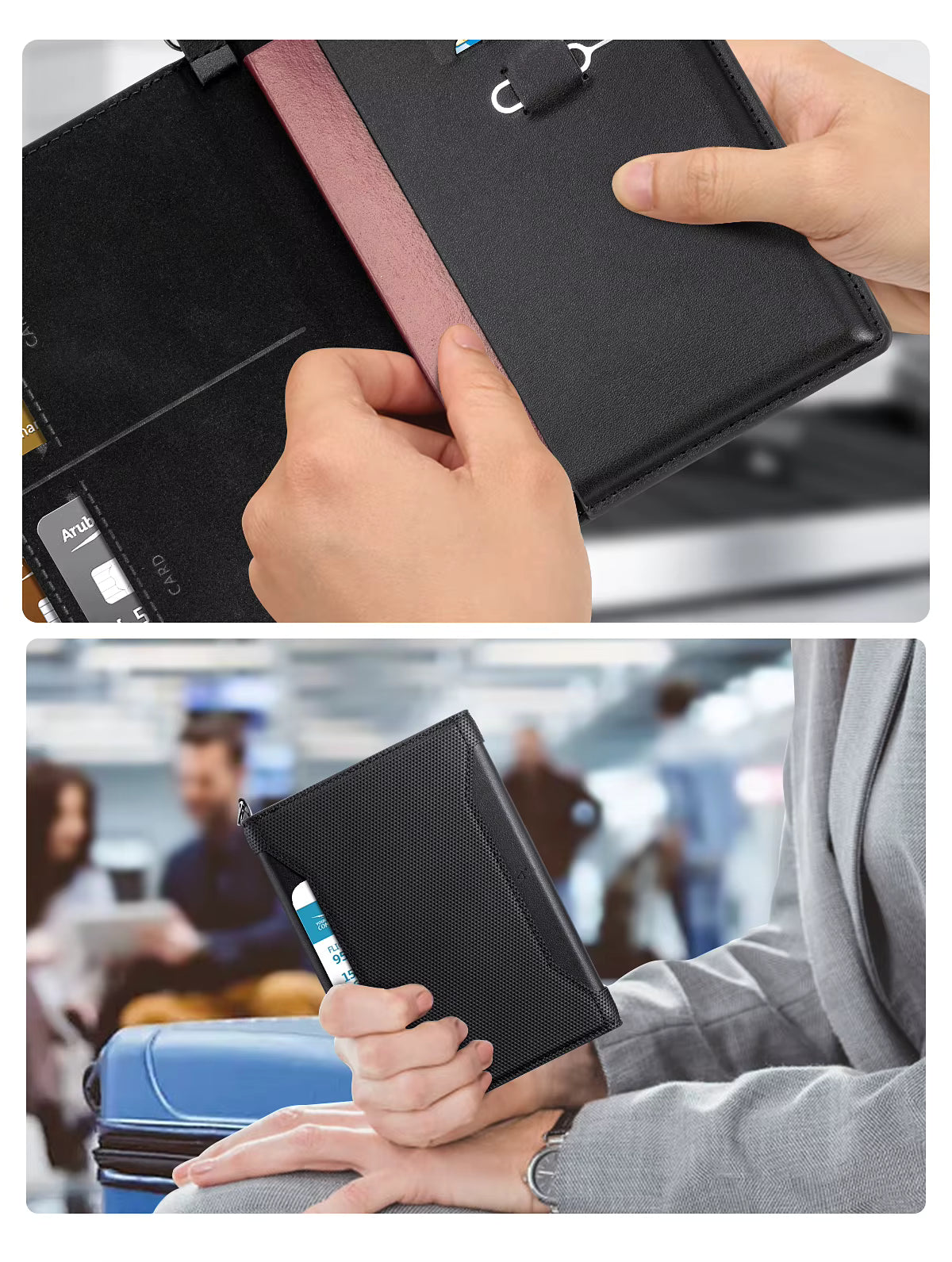 AEROVAULT™ – Porte-Passeport Ultra-Sécurisé
